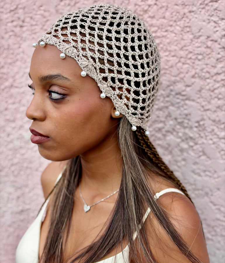 Bonnet en crochet artisanal