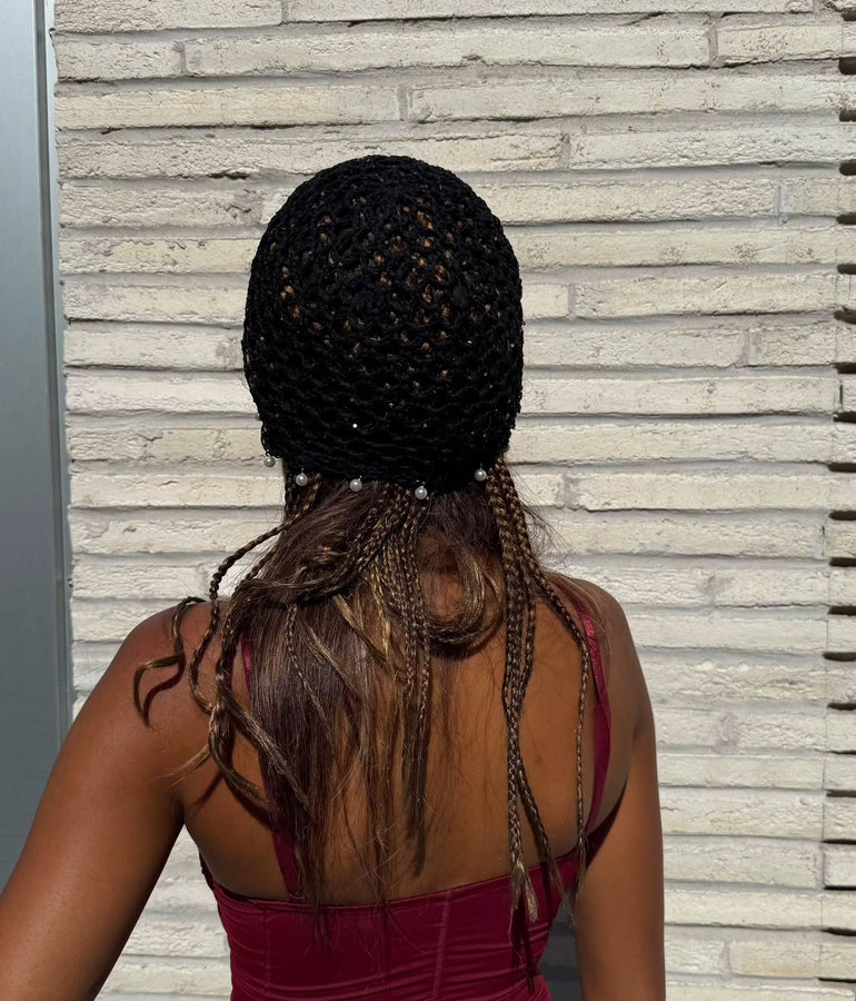 Bonnet en crochet artisanal