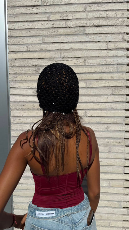 Bonnet en crochet artisanal