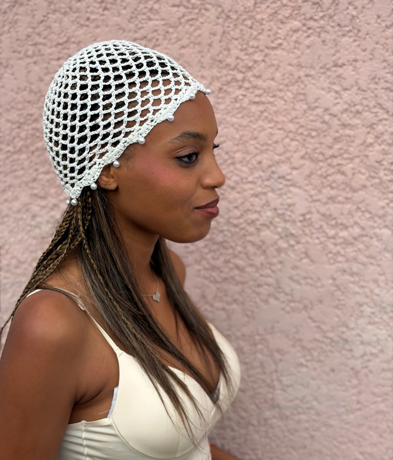 Bonnet en crochet artisanal