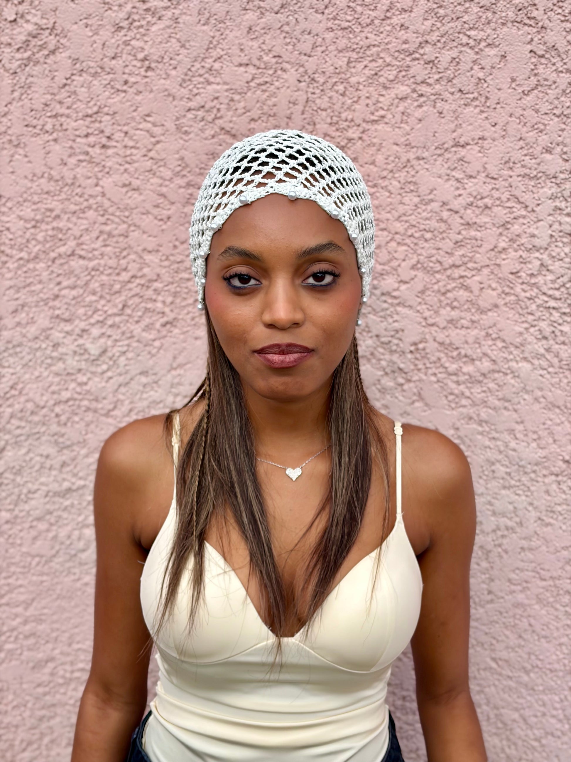 Bonnet en crochet artisanal