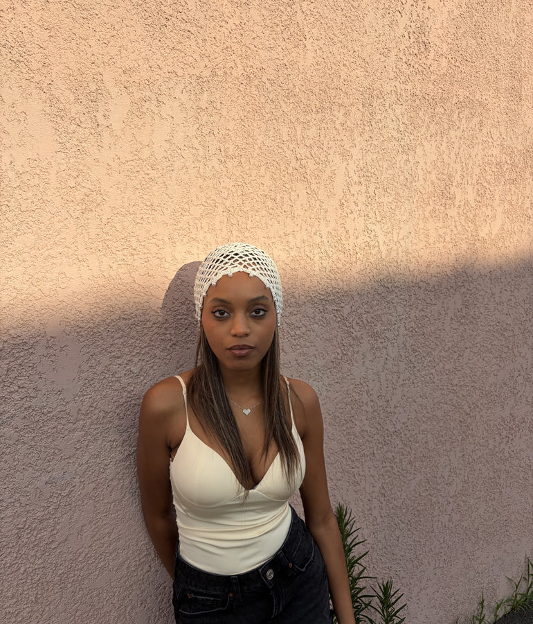 Bonnet en crochet artisanal