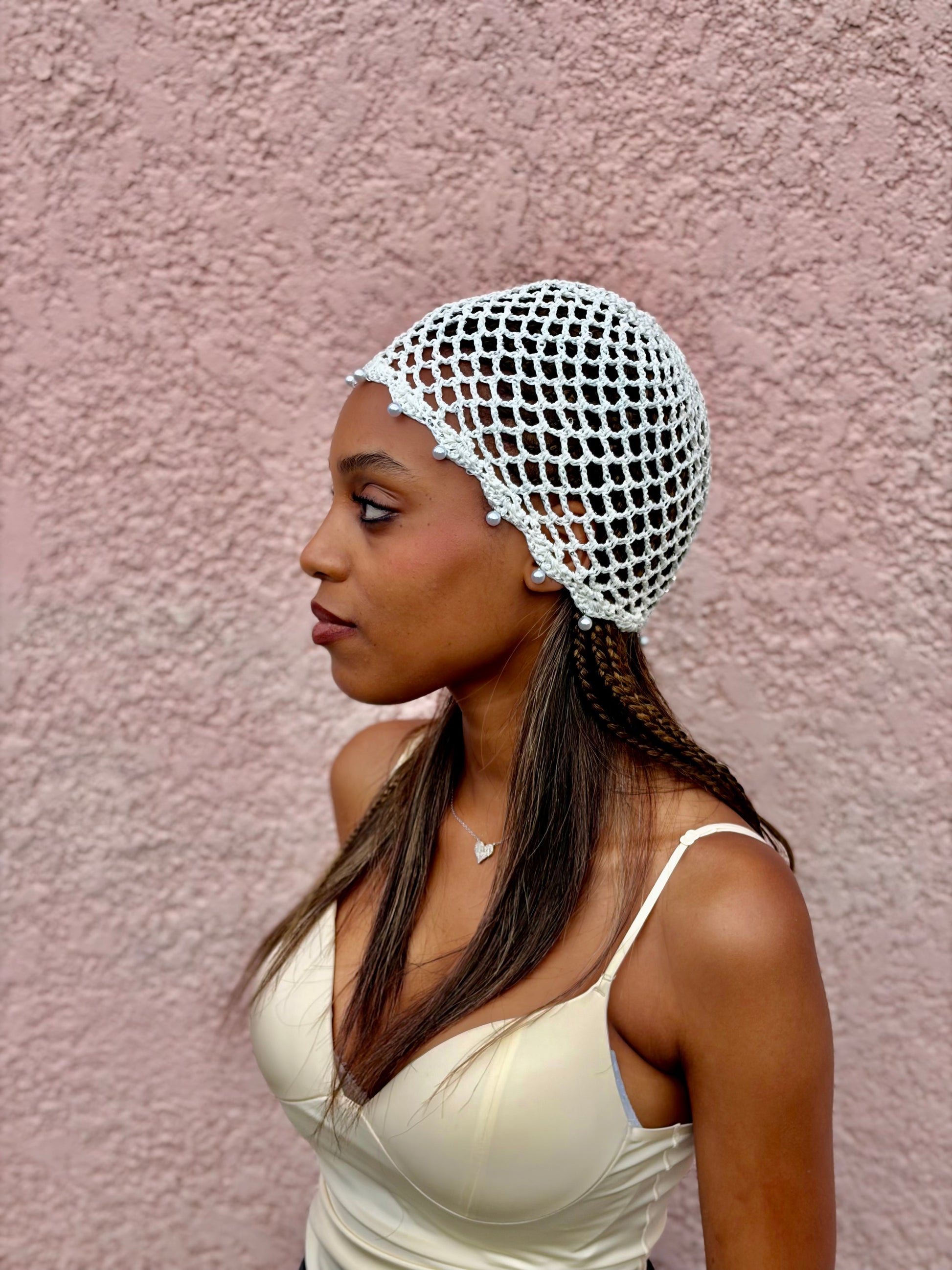 Bonnet en crochet artisanal