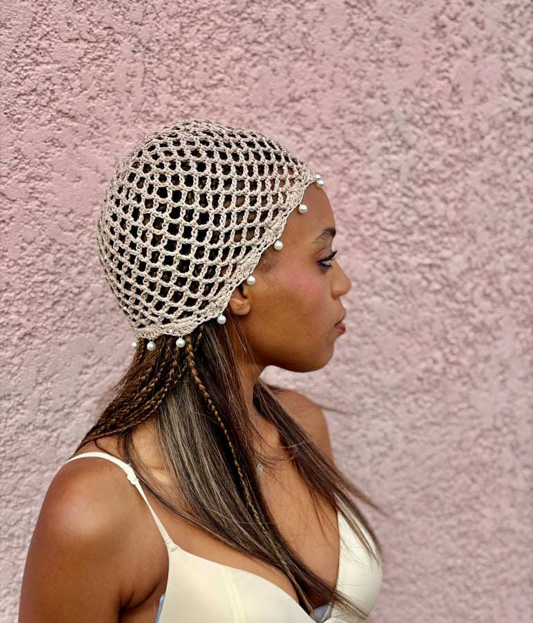 Bonnet en crochet artisanal